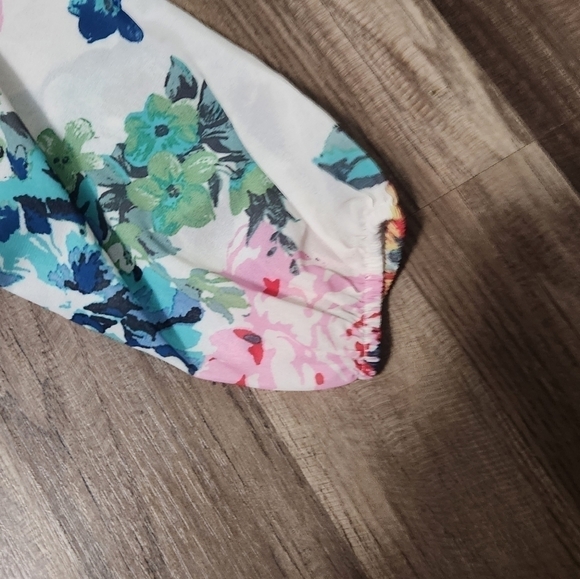 TRULY Me By Sara Sara Floral Chiffon Shorts Romper Size 14 Perfect For Spring. - Picture 5 of 6